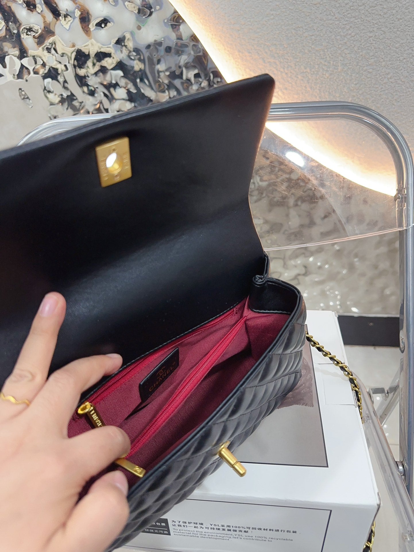 CC new arrival coco handle size : 24cm