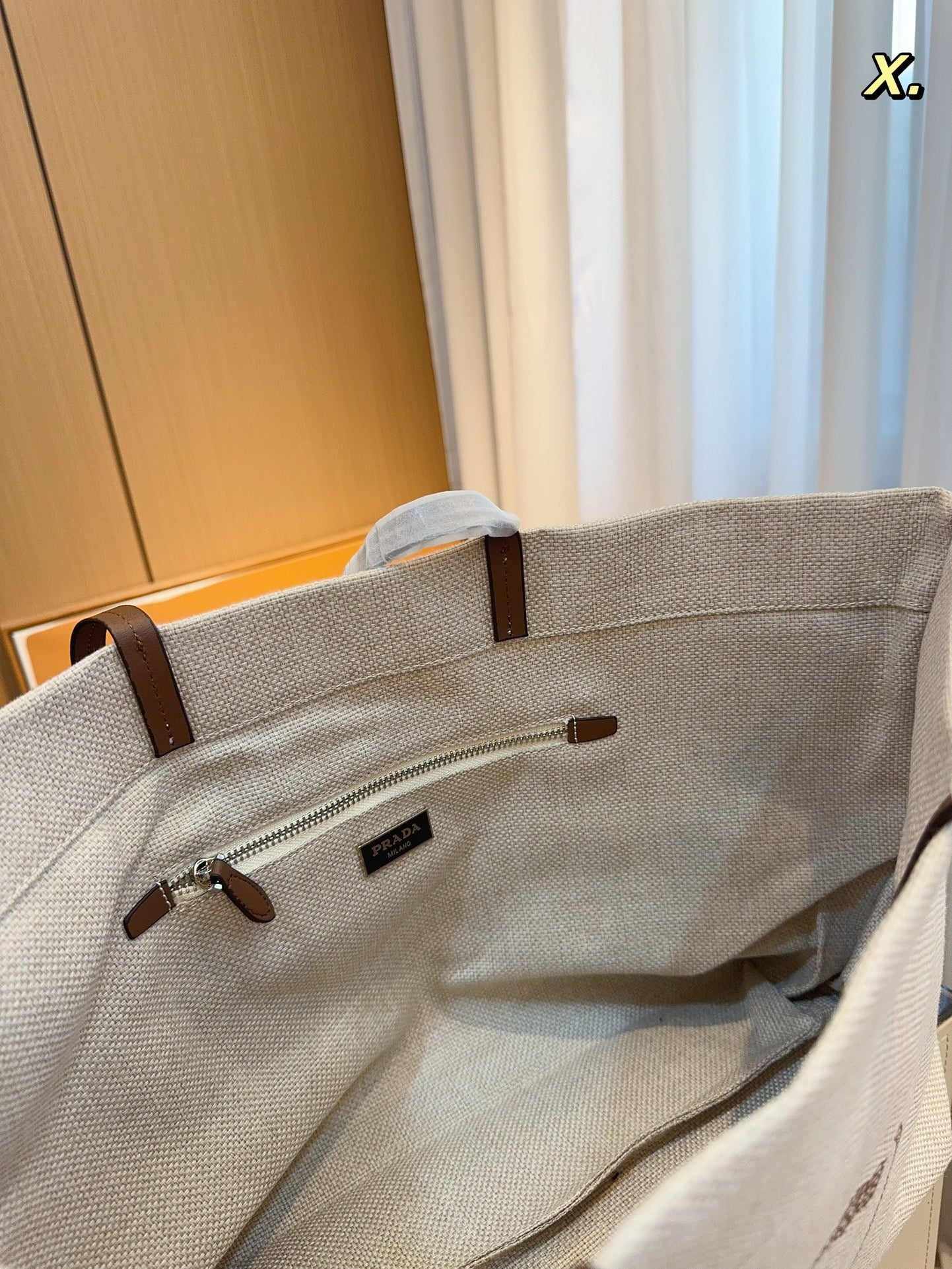 Pra Re-Nylon new arrival tote bag size :  37*16*30cm