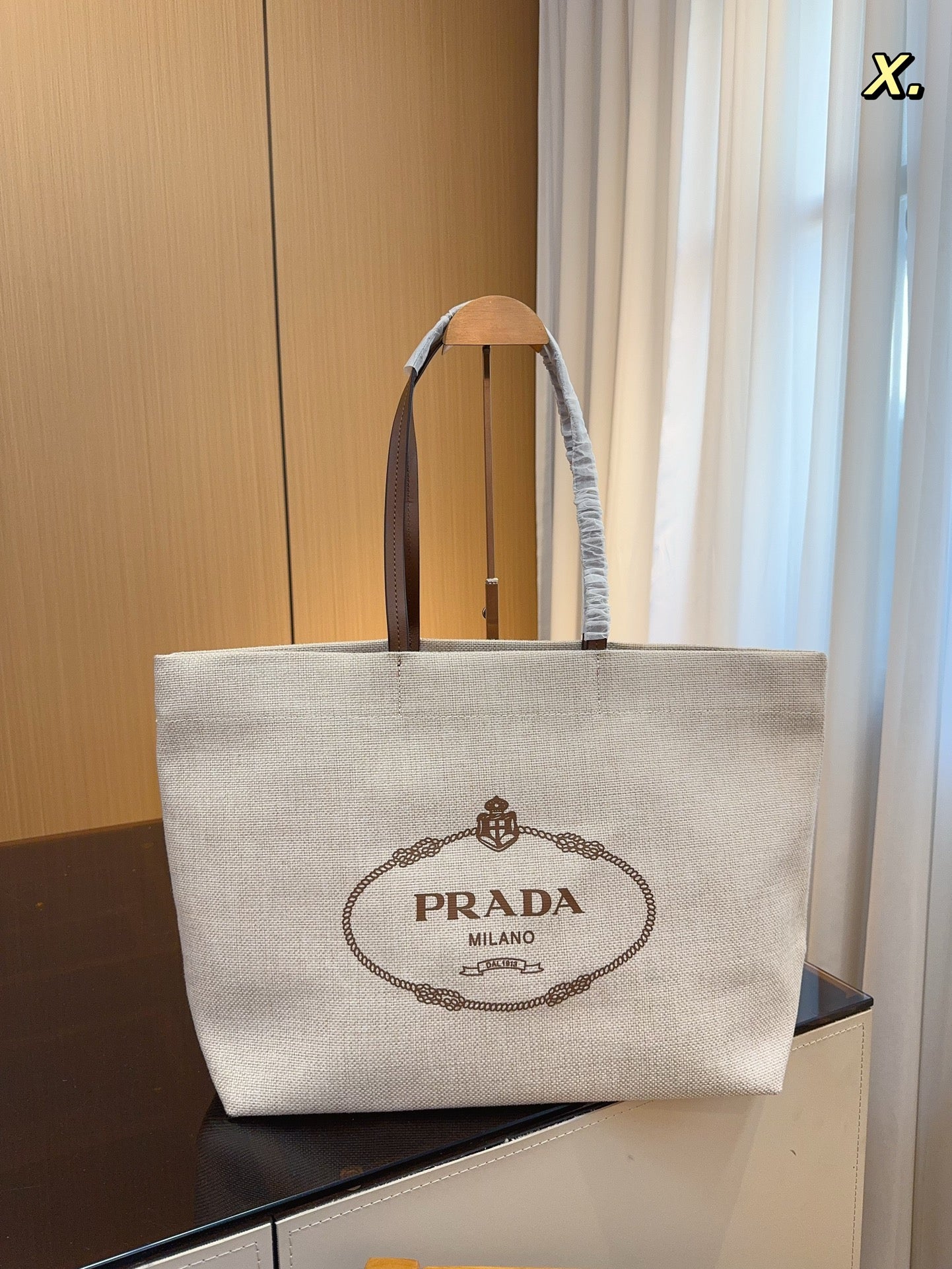 Pra Re-Nylon new arrival tote bag size :  37*16*30cm