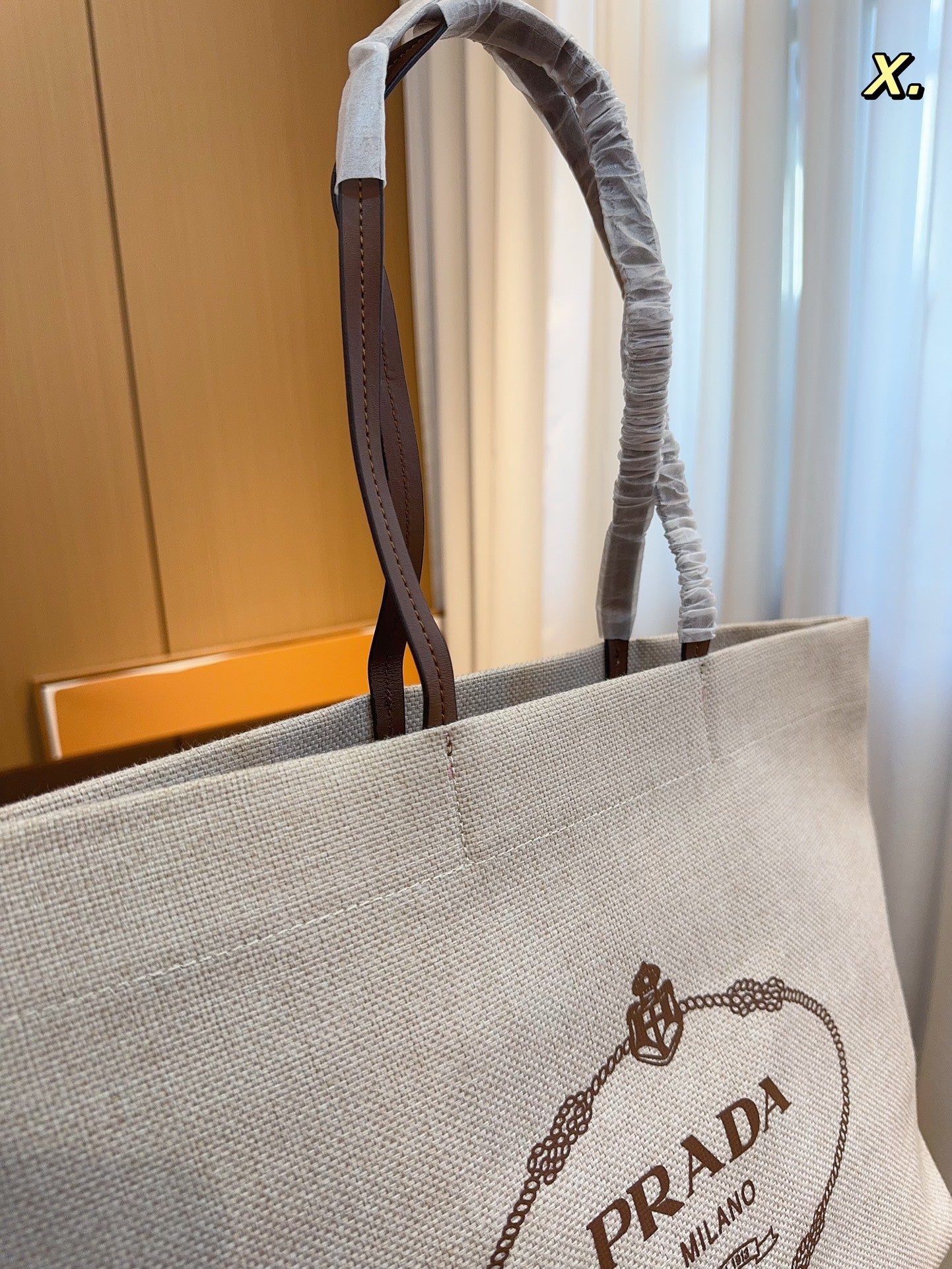 Pra Re-Nylon new arrival tote bag size :  37*16*30cm