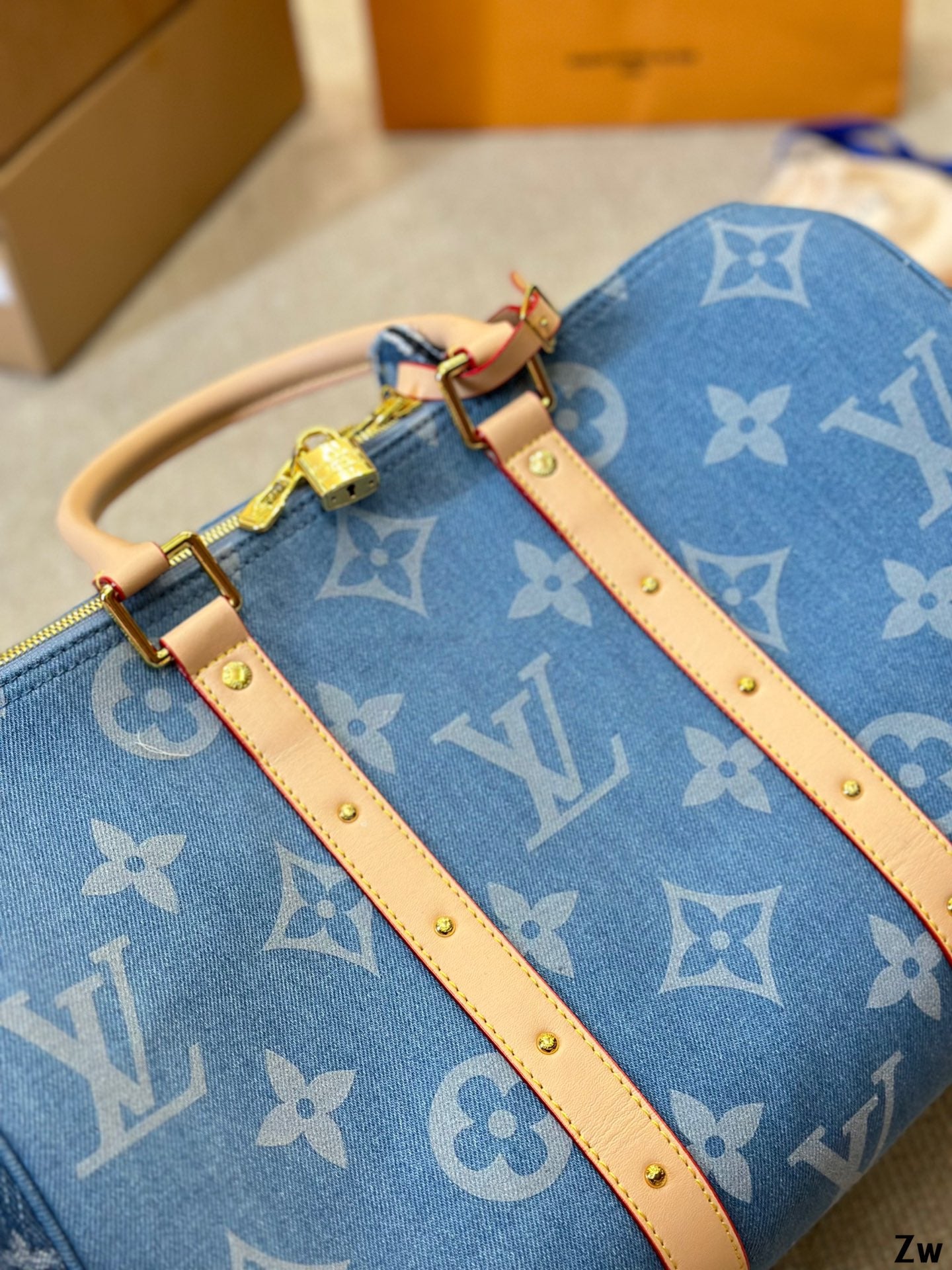 Louis Speedy nano Denim bag