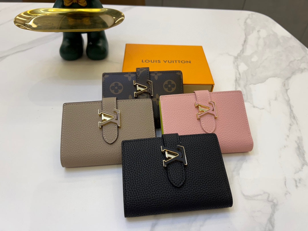 Louis Vertical CP Taurillon leather wallet size : 9*12*10 cm