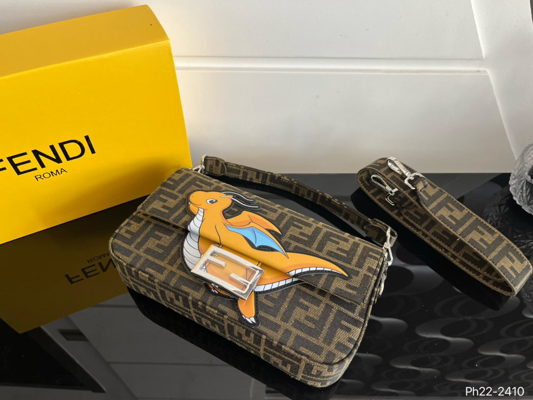 Fen  FRAGMENT new arrival bag size : 26 * 14.5 cm