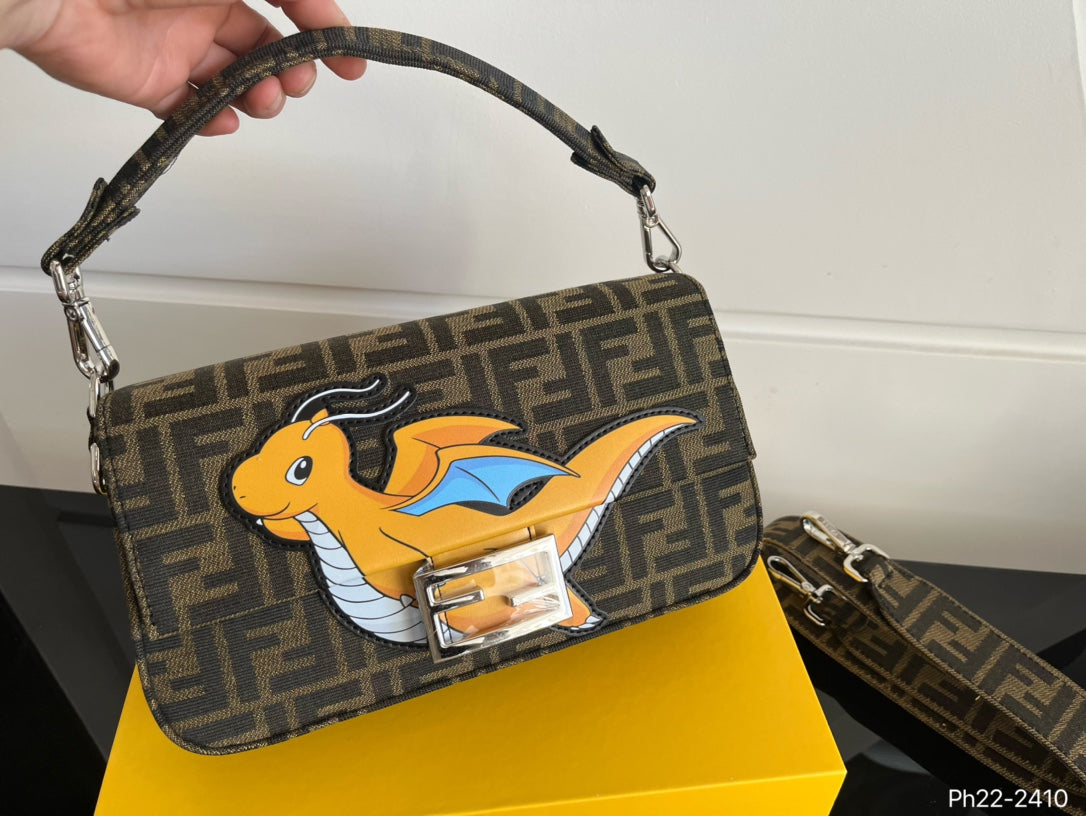 Fen  FRAGMENT new arrival bag size : 26 * 14.5 cm