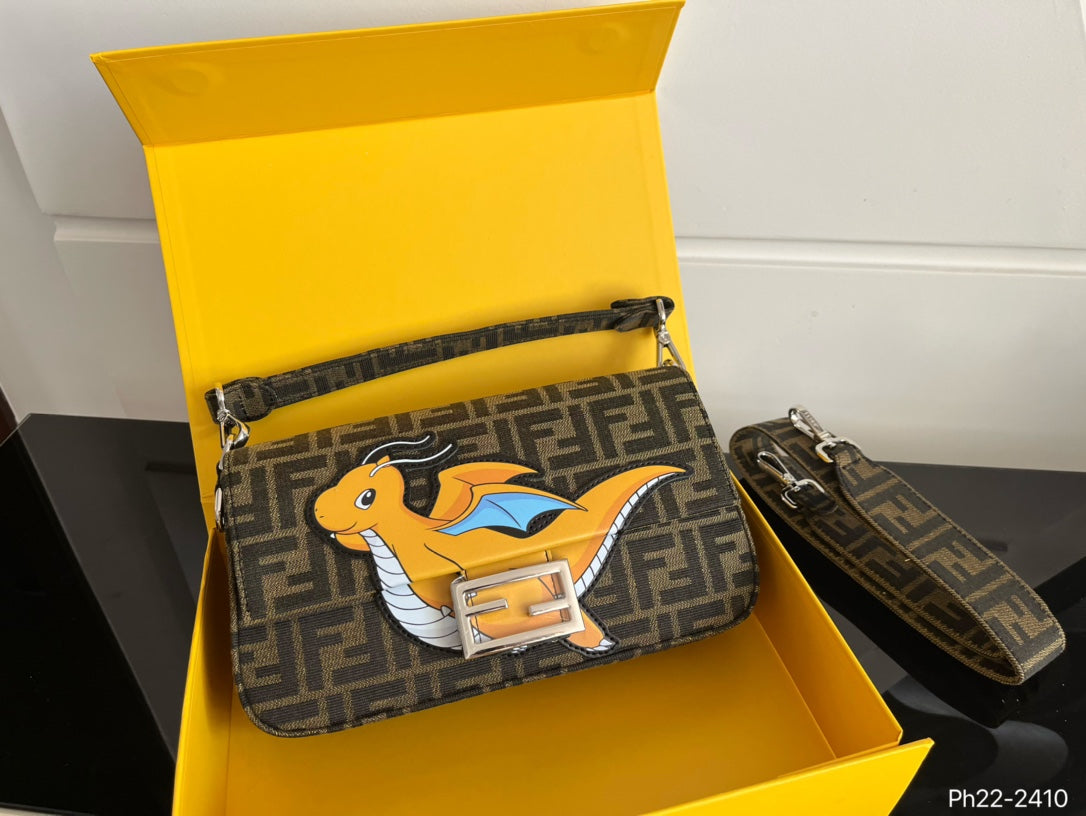 Fen  FRAGMENT new arrival bag size : 26 * 14.5 cm