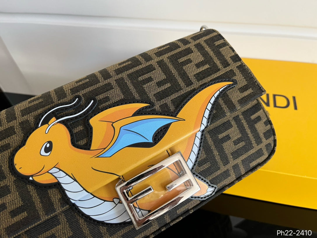 Fen  FRAGMENT new arrival bag size : 26 * 14.5 cm