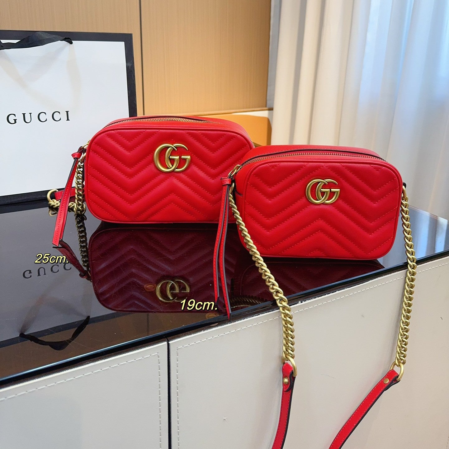 GG new arrival red bag