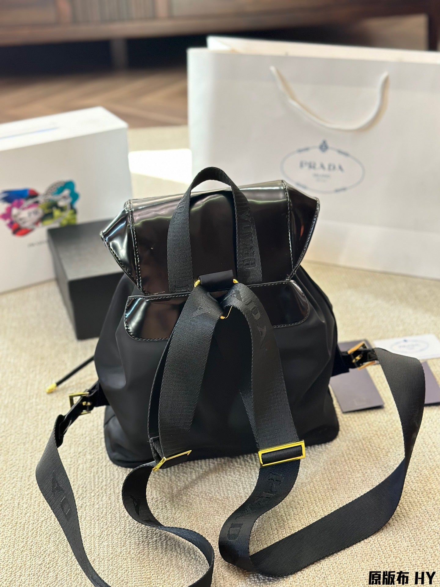 Pra new arrival backpack size : 27 * 26 cm