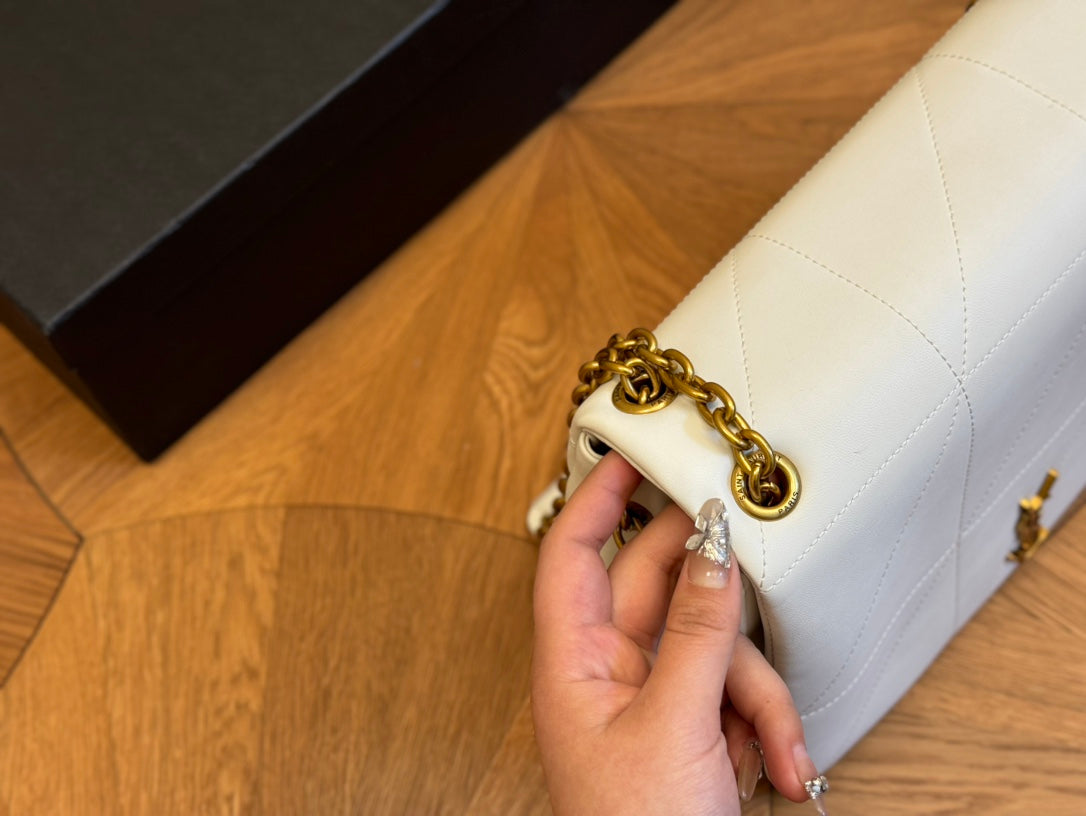 Y Leather Shoulder Bag