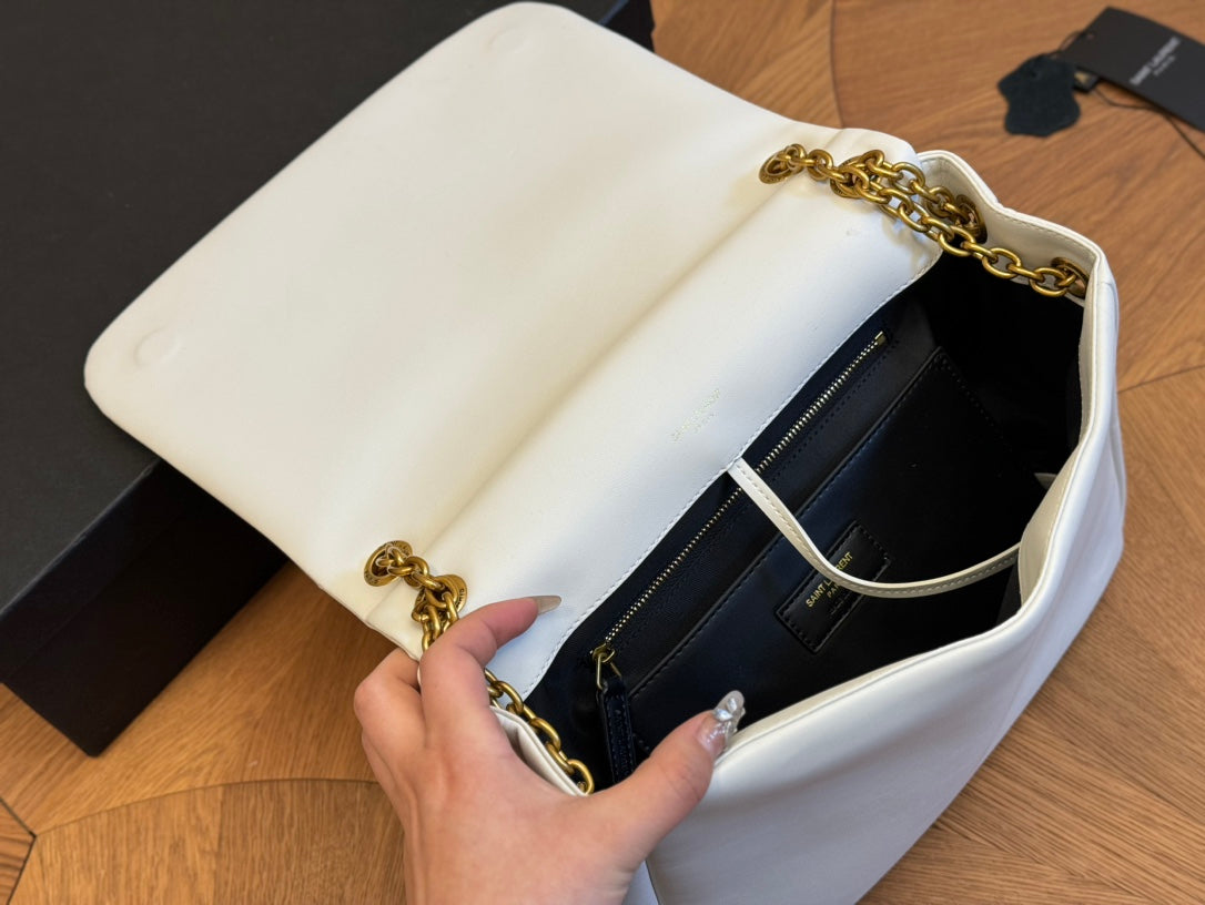 Y Leather Shoulder Bag