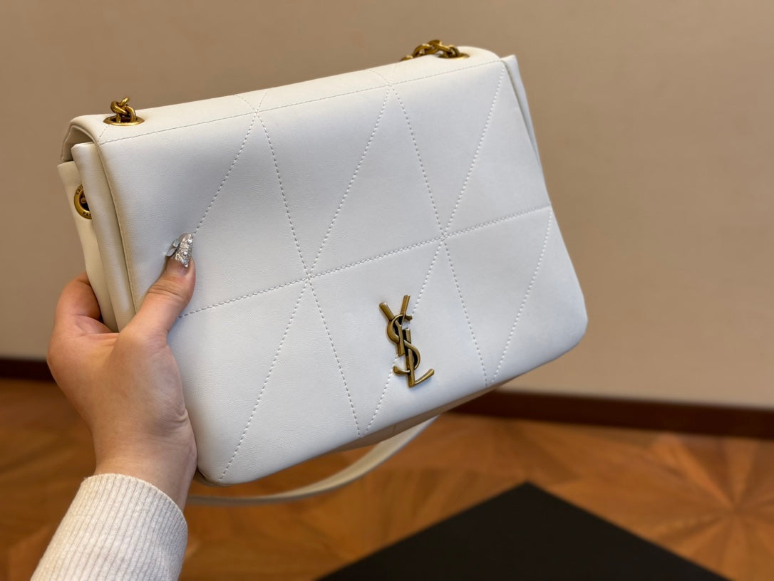 Y Leather Shoulder Bag