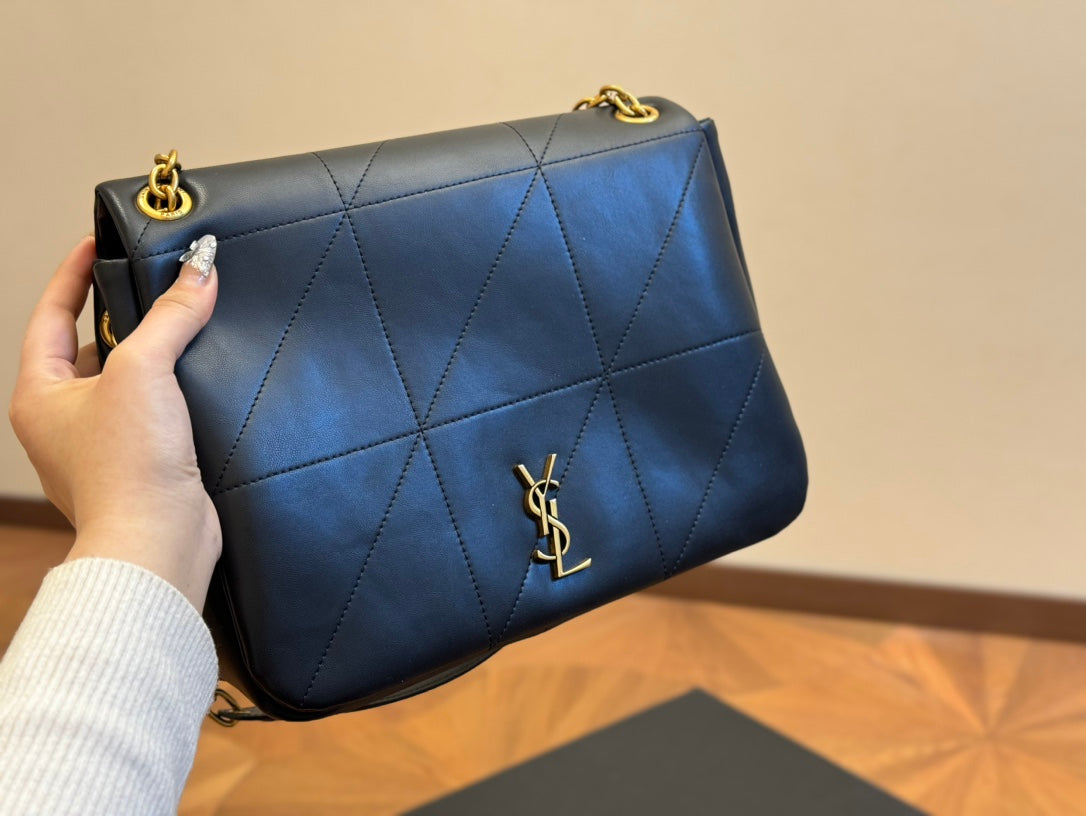 Y Leather Shoulder Bag