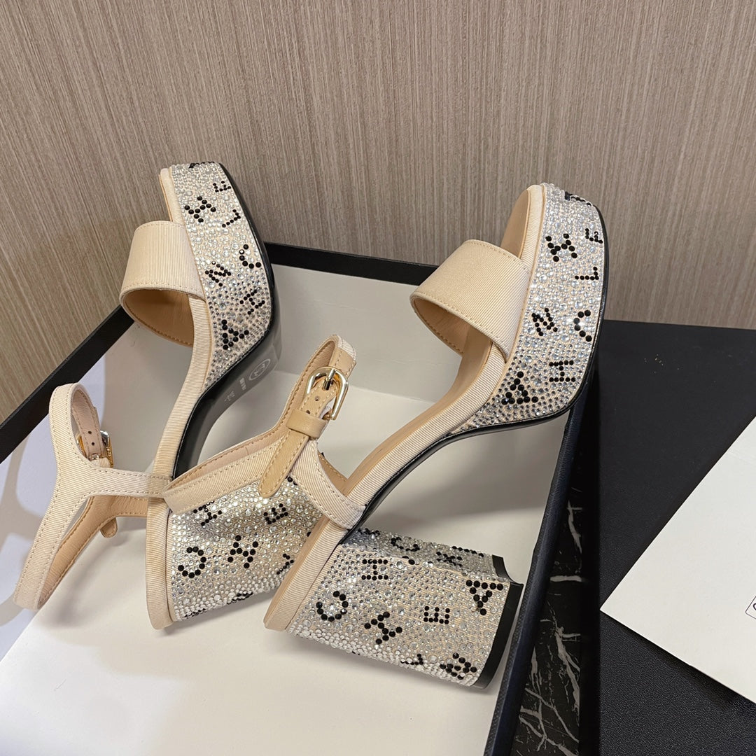 cc new arrival women shoes heels 7.5cm