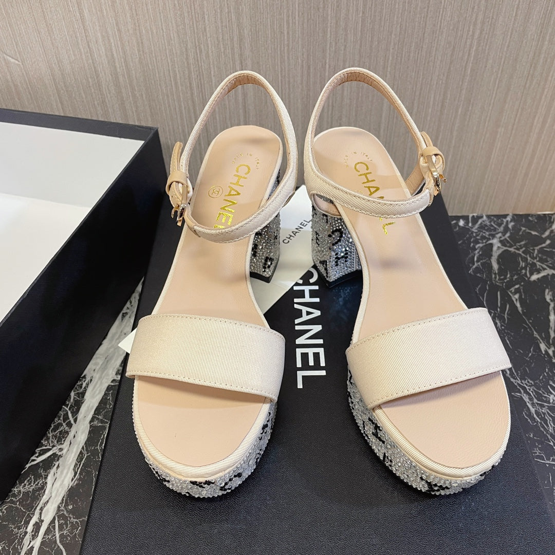 cc new arrival women shoes heels 7.5cm