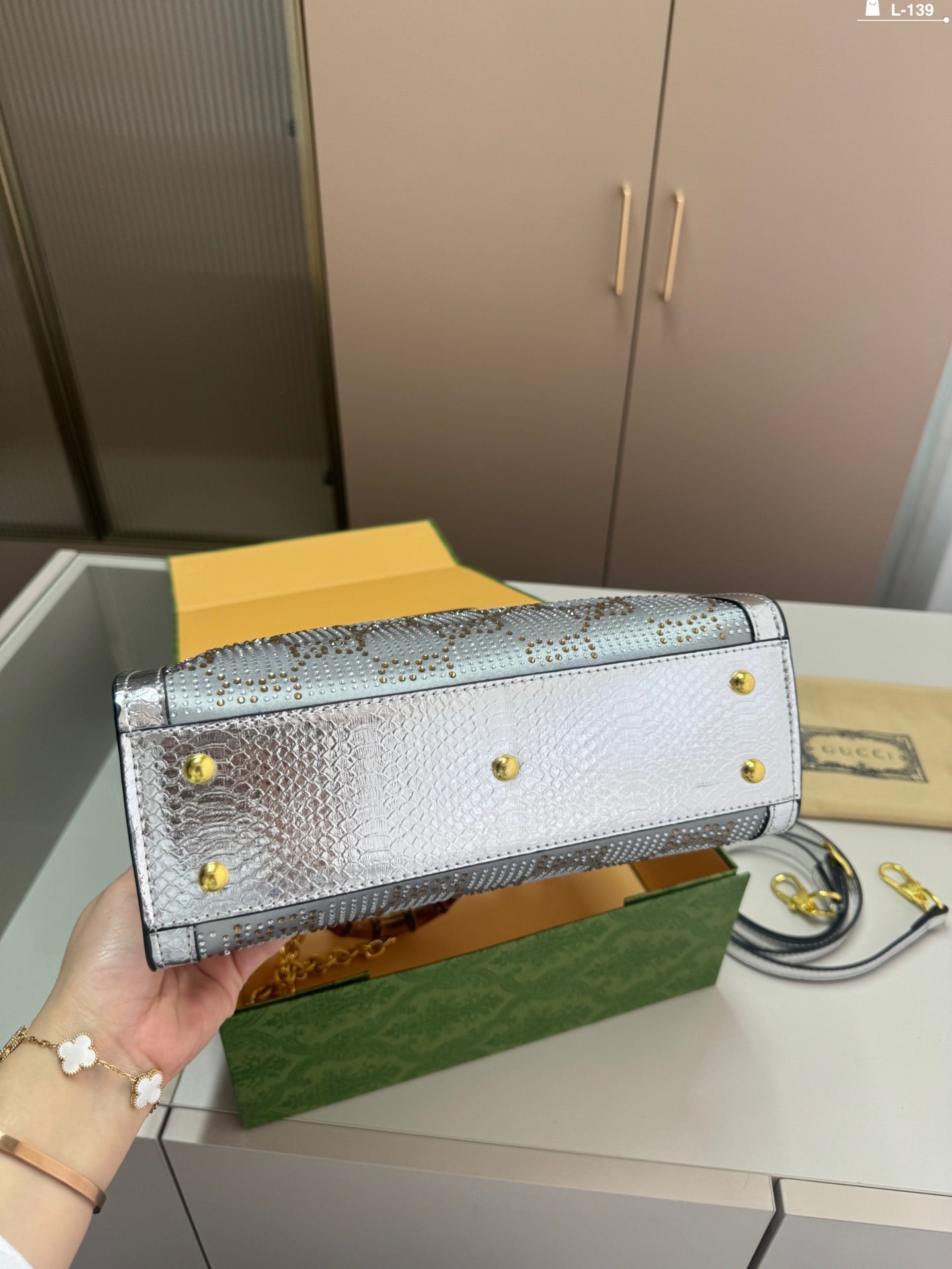 Gg new arrival tote bag size: 27*10*22 cm