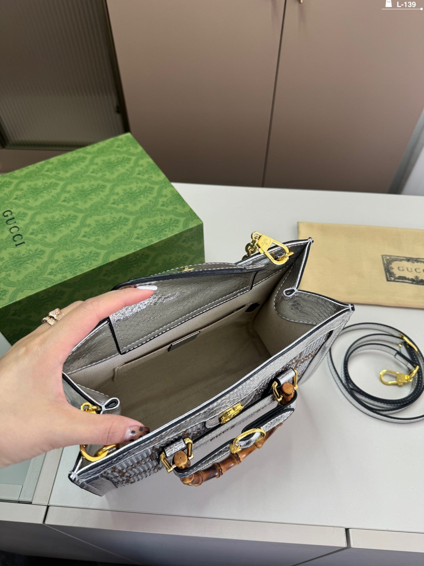 Gg new arrival tote bag size: 27*10*22 cm