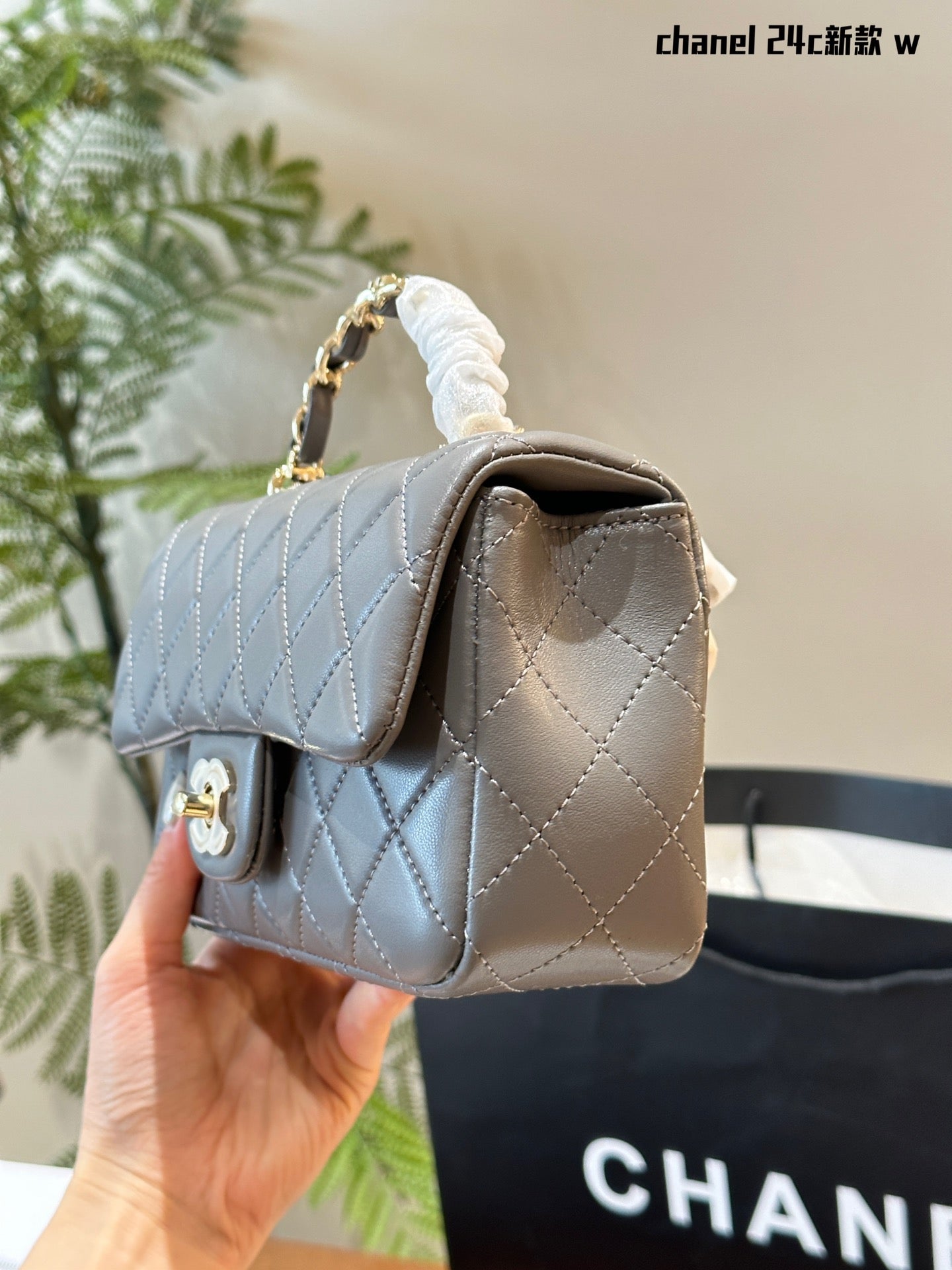 CC HANDLE MINI CF bag size: 20*12*6CM