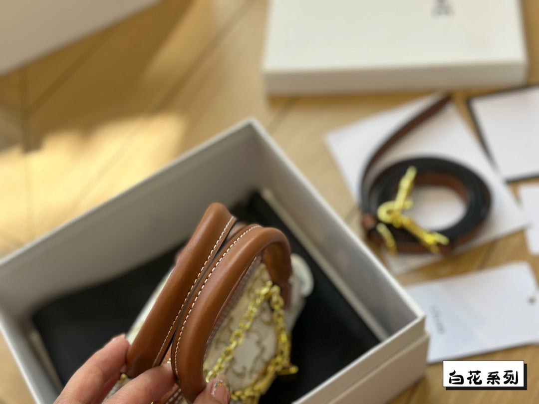 Ce new arrival boston bag size: 14*10 cm