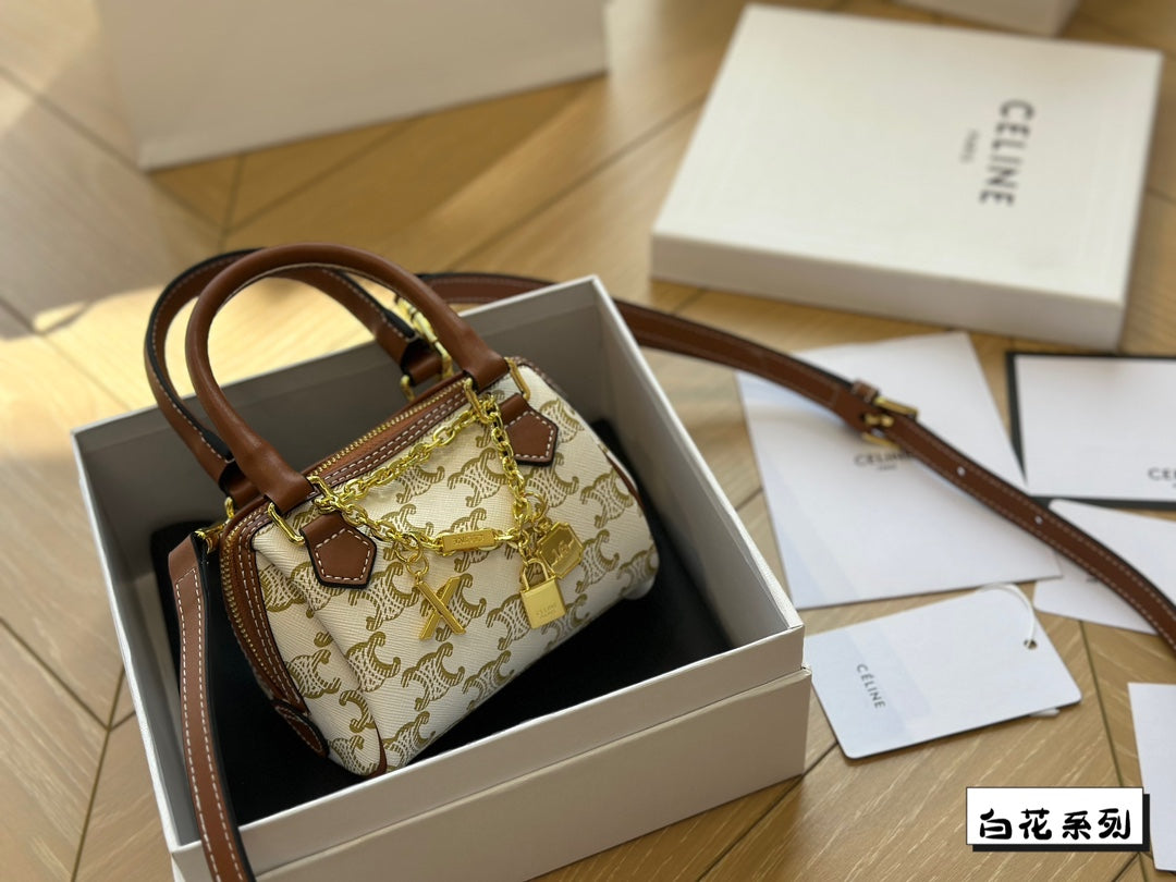 Ce new arrival boston bag size: 14*10 cm