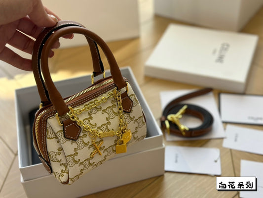 Ce new arrival boston bag size: 14*10 cm