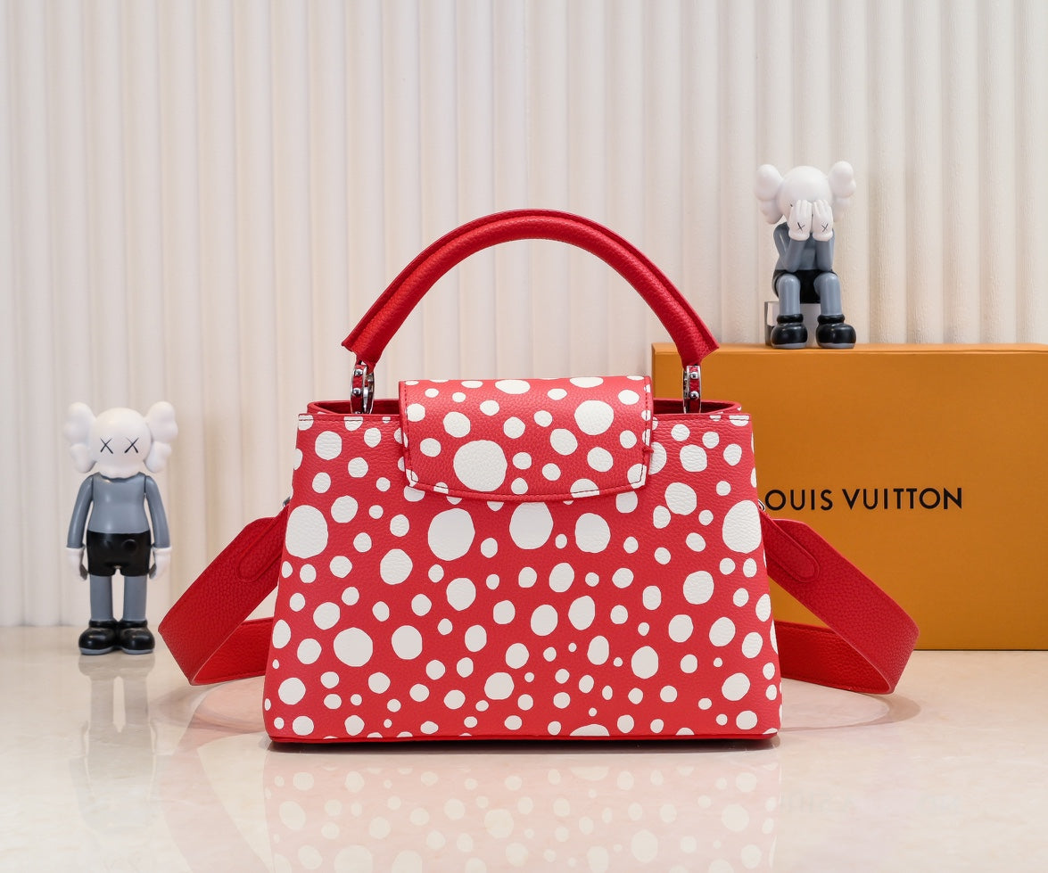 Louis x YK Capucines Taurillon new arrival bag size : 27 x 18 x 9 cm