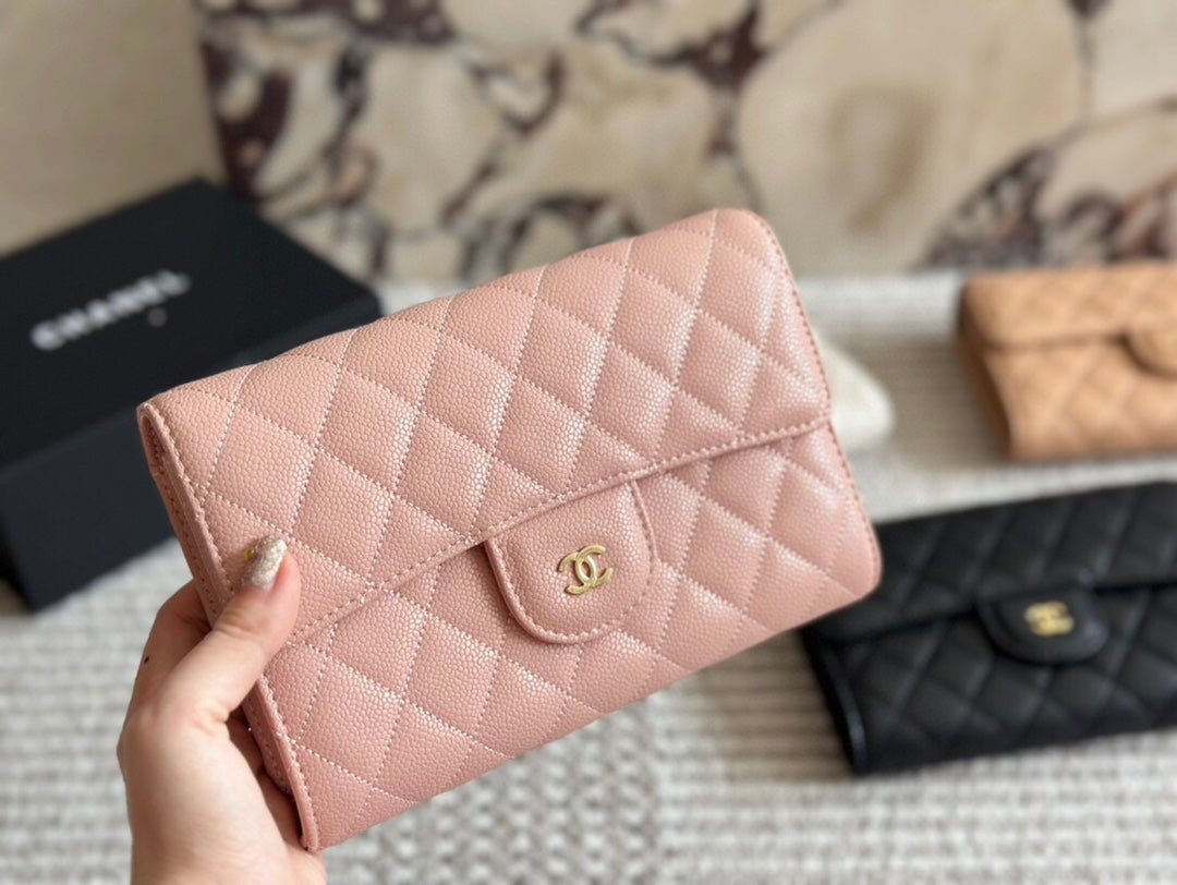 Cc new arrival woc caviar leather bag size: 20cm