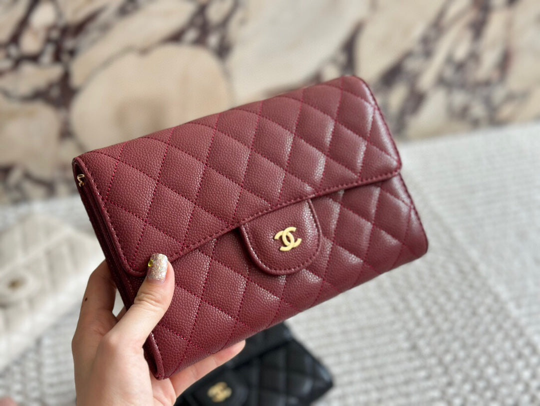 Cc new arrival woc caviar leather bag size: 20cm