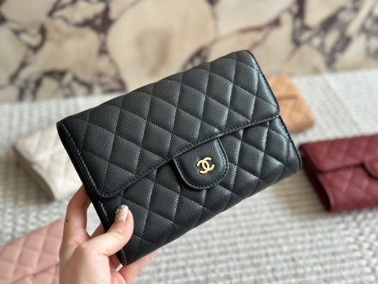 Cc new arrival woc caviar leather bag size: 20cm