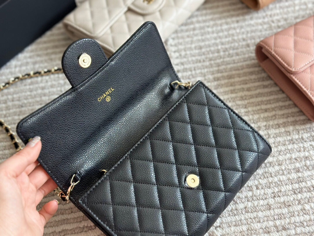 Cc new arrival woc caviar leather bag size: 20cm