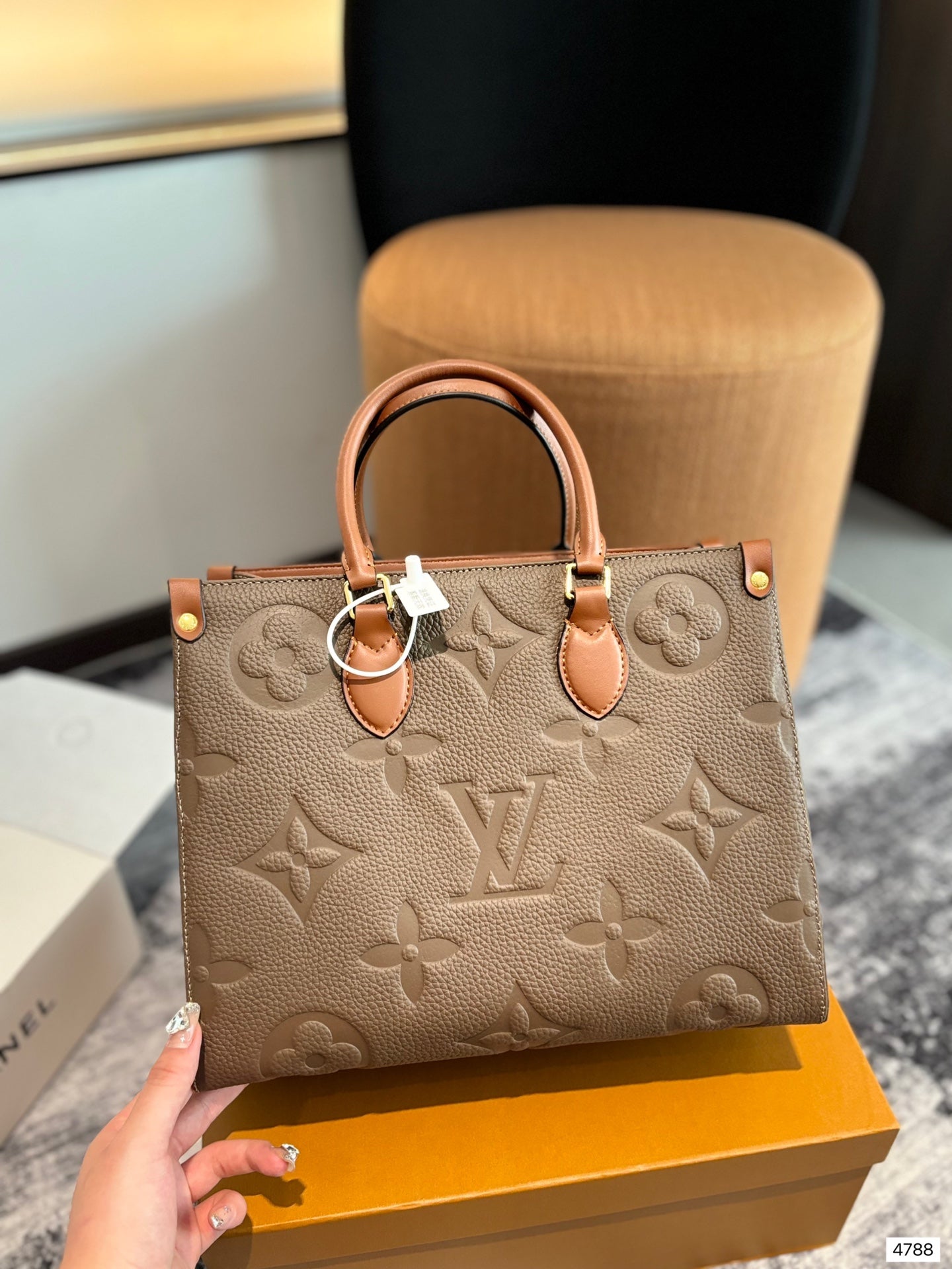 Louis new arrival onthego Monogram Empreinte bag size: 34 cm