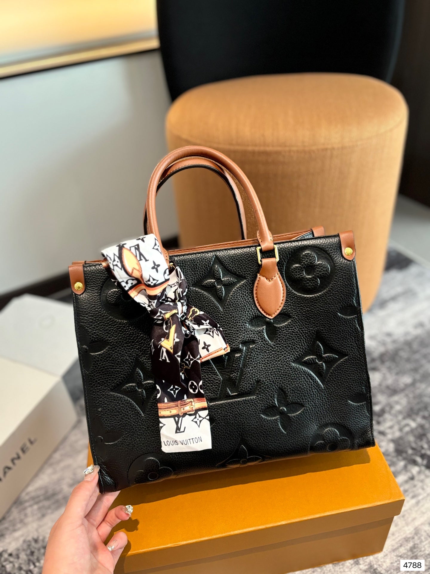 Louis new arrival onthego Monogram Empreinte bag size: 34 cm