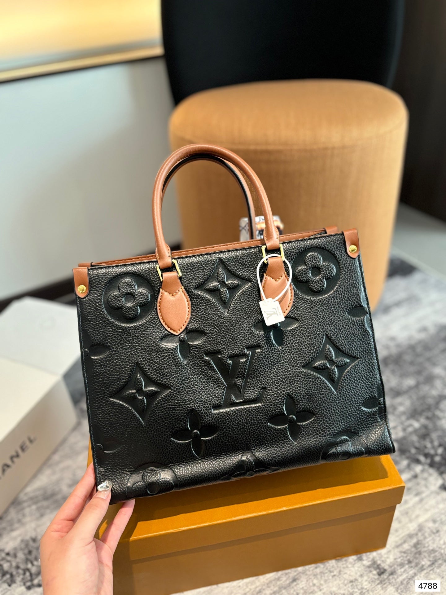 Louis new arrival onthego Monogram Empreinte bag size: 34 cm