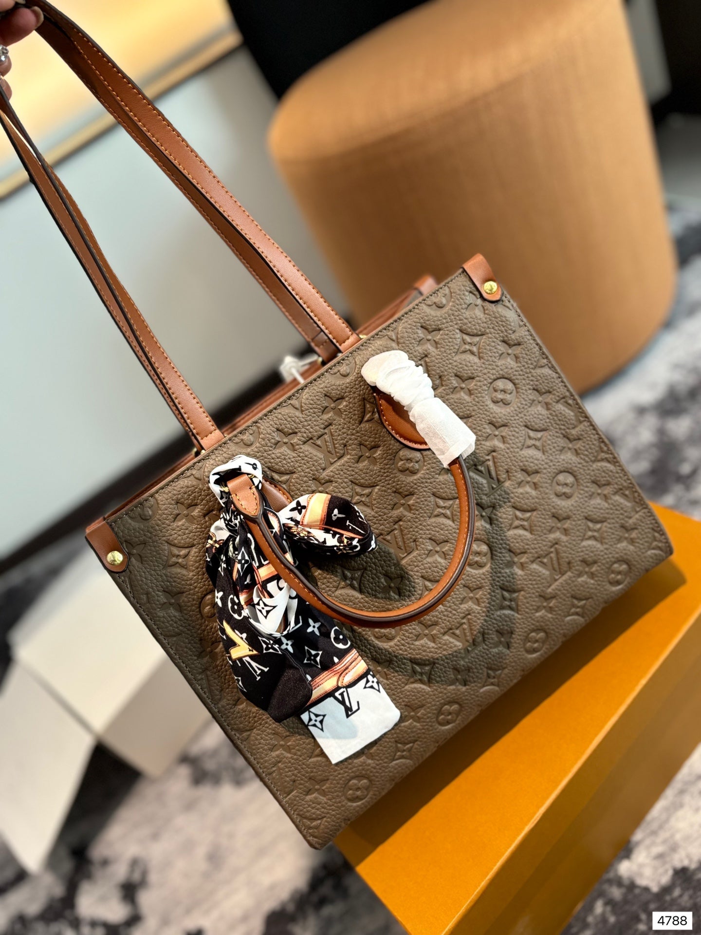 Louis new arrival onthego Monogram Empreinte bag size: 34 cm