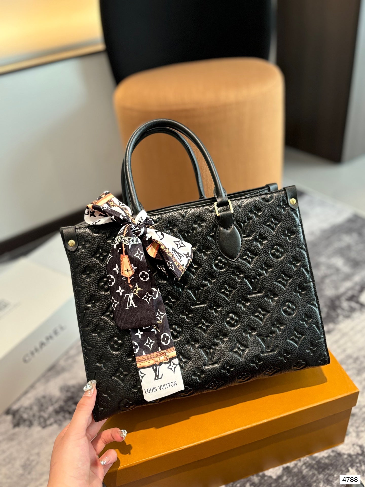 Louis new arrival onthego Monogram Empreinte bag size: 34 cm