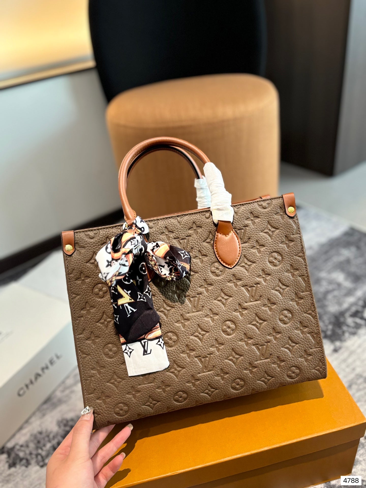 Louis new arrival onthego Monogram Empreinte bag size: 34 cm