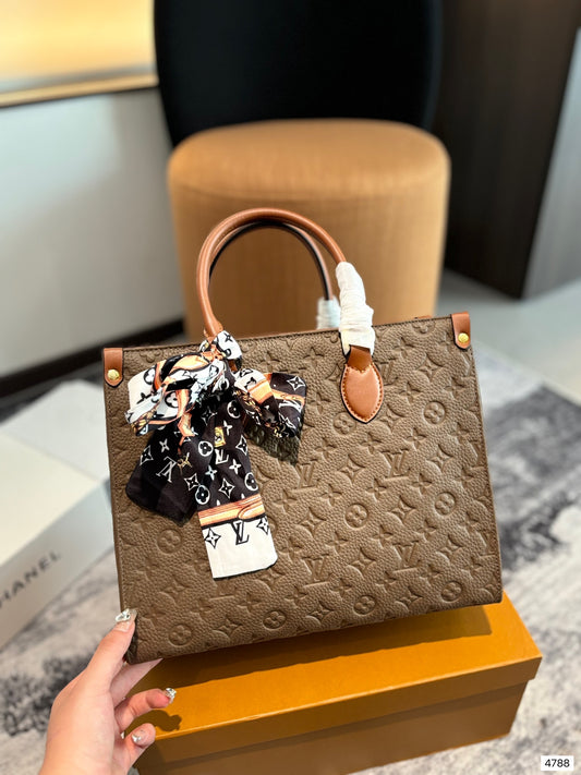 Louis new arrival onthego Monogram Empreinte bag size: 34 cm