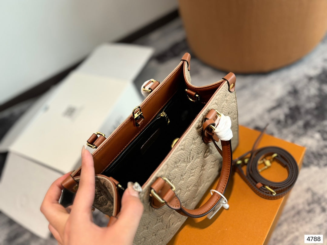 Louis new arrival onthego Monogram Empreinte bag size: 25 cm