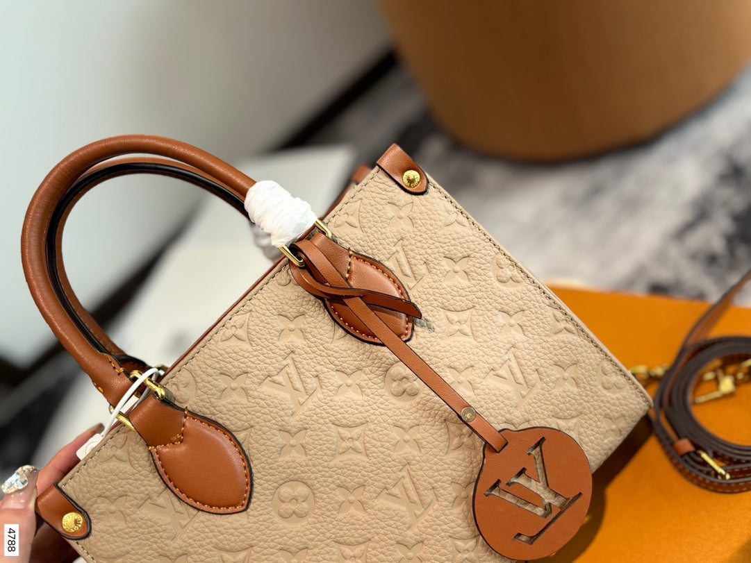 Louis new arrival onthego Monogram Empreinte bag size: 25 cm