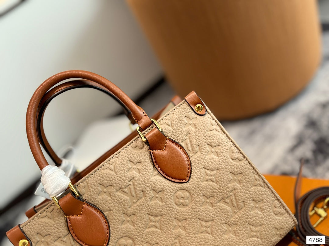Louis new arrival onthego Monogram Empreinte bag size: 25 cm