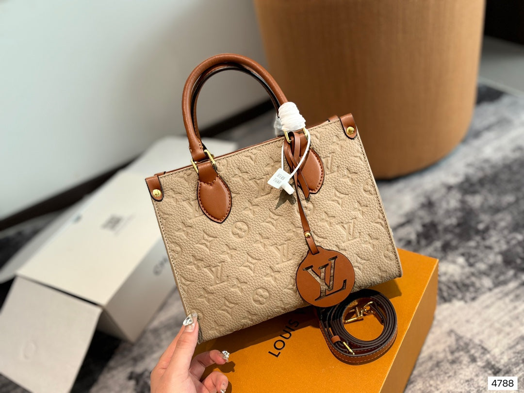 Louis new arrival onthego Monogram Empreinte bag size: 25 cm