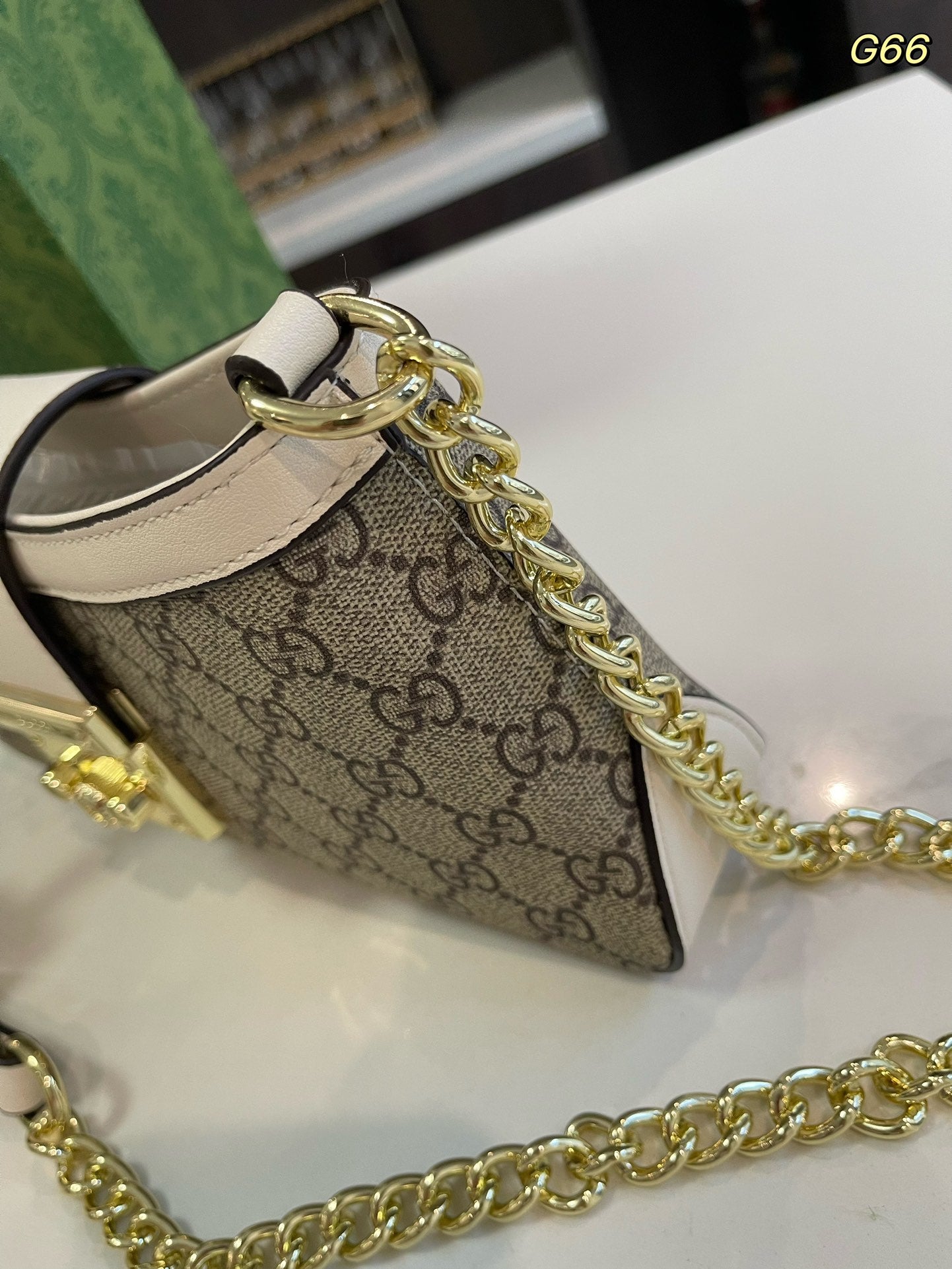 GG new arrival Padlock bag size: 25*13cm