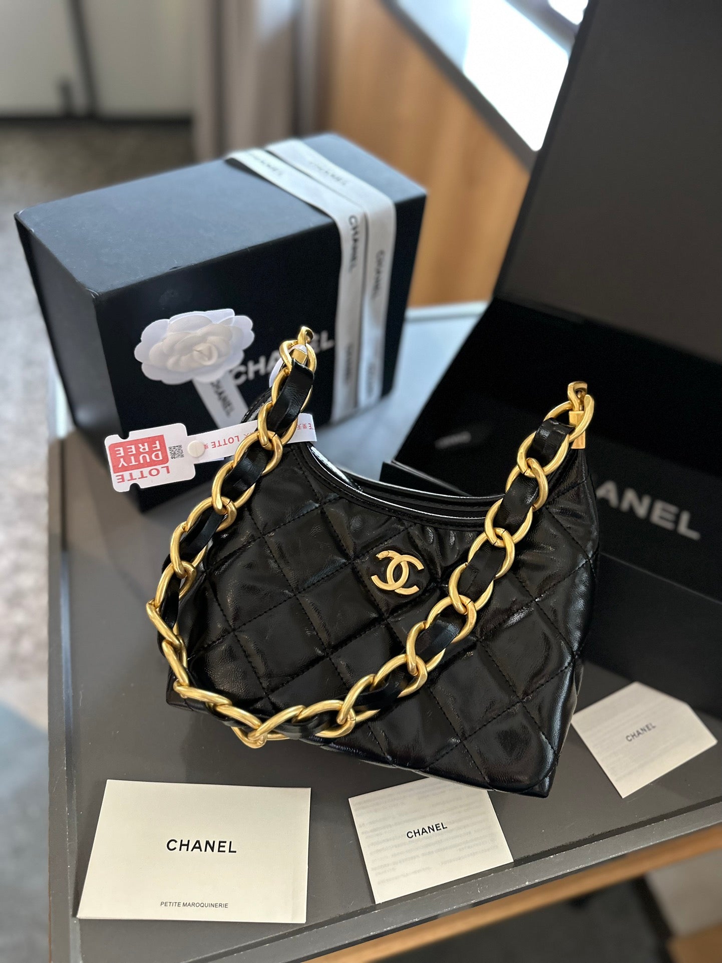 Cc new arrival 24 hobo bag size: 22cm