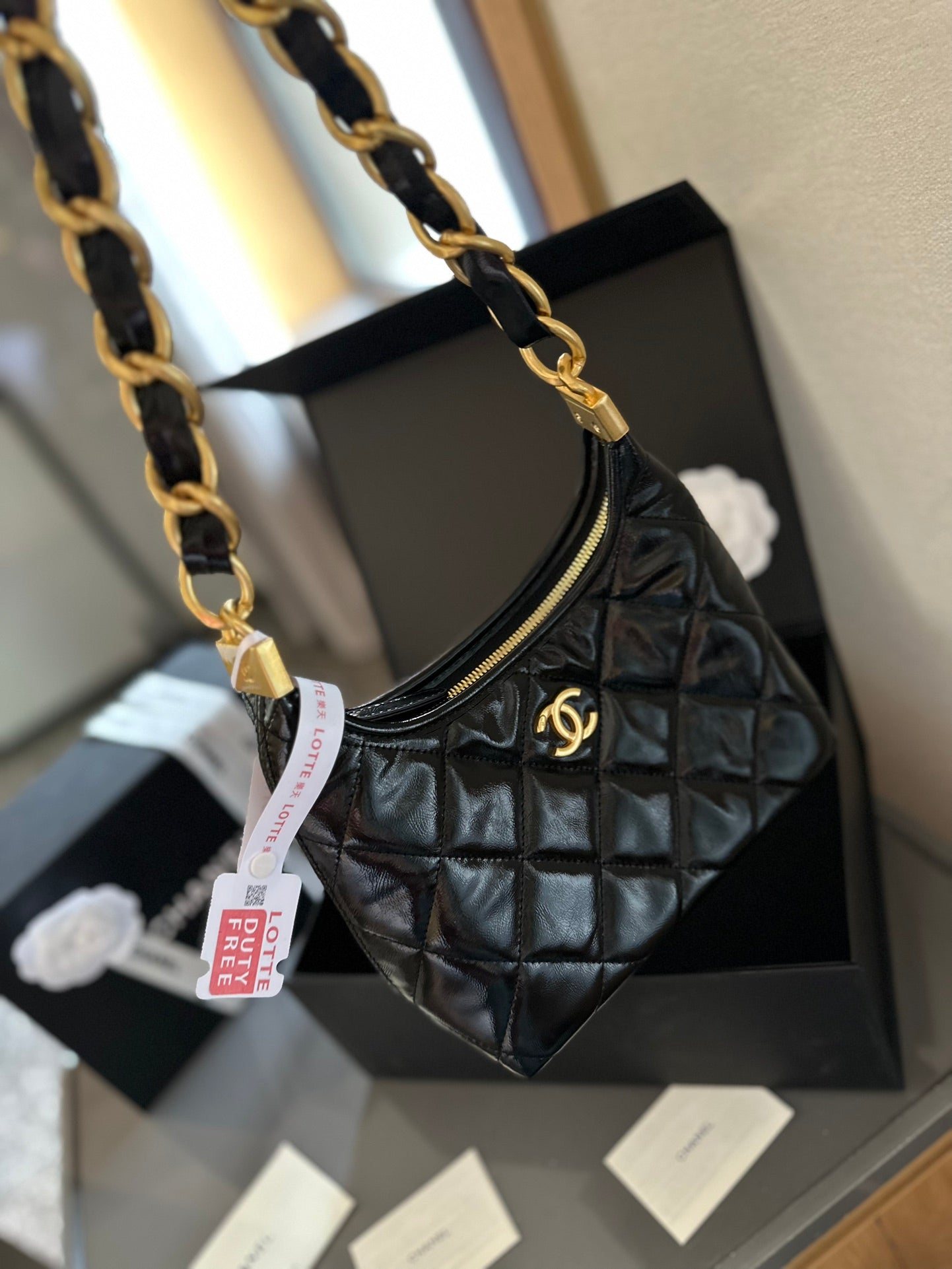 Cc new arrival 24 hobo bag size: 22cm