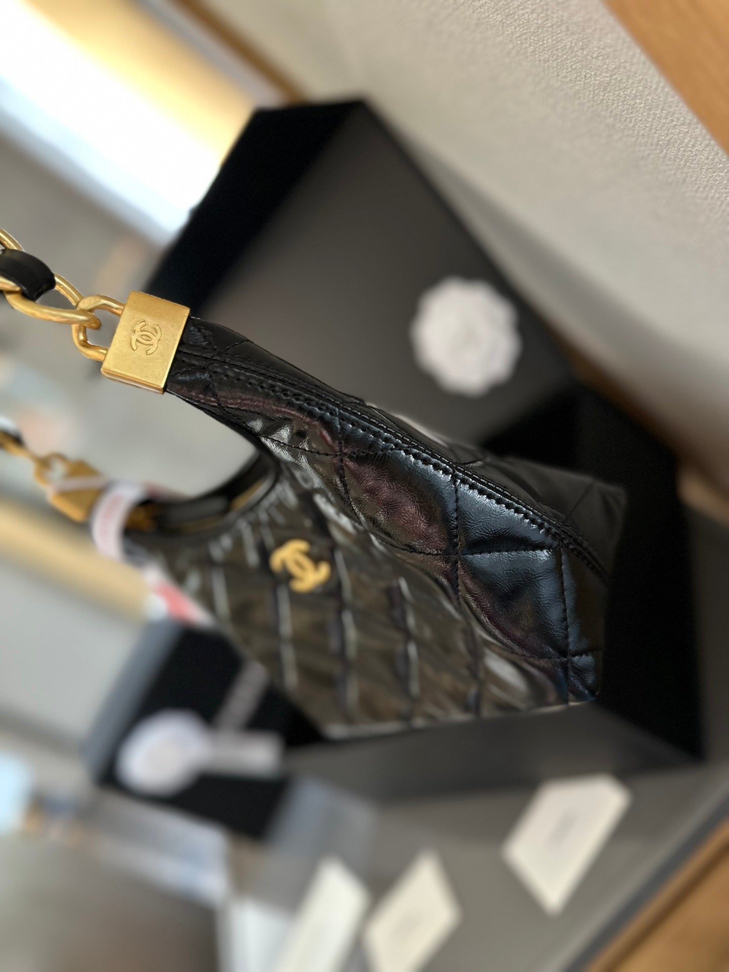 Cc new arrival 24 hobo bag size: 22cm