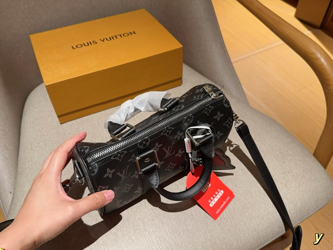 Louis keepall25 men and women bag size: 25×15×11 cm