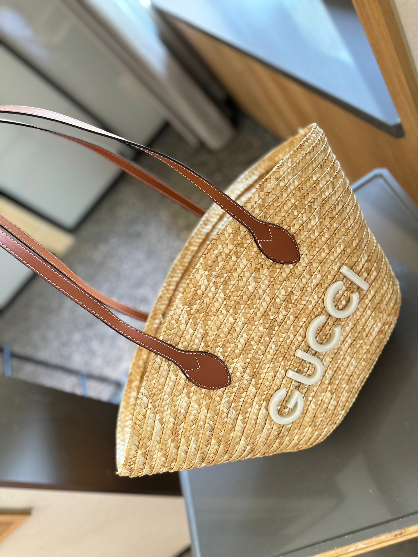 Gg new arrival summer tote bag size: 22*26 cm