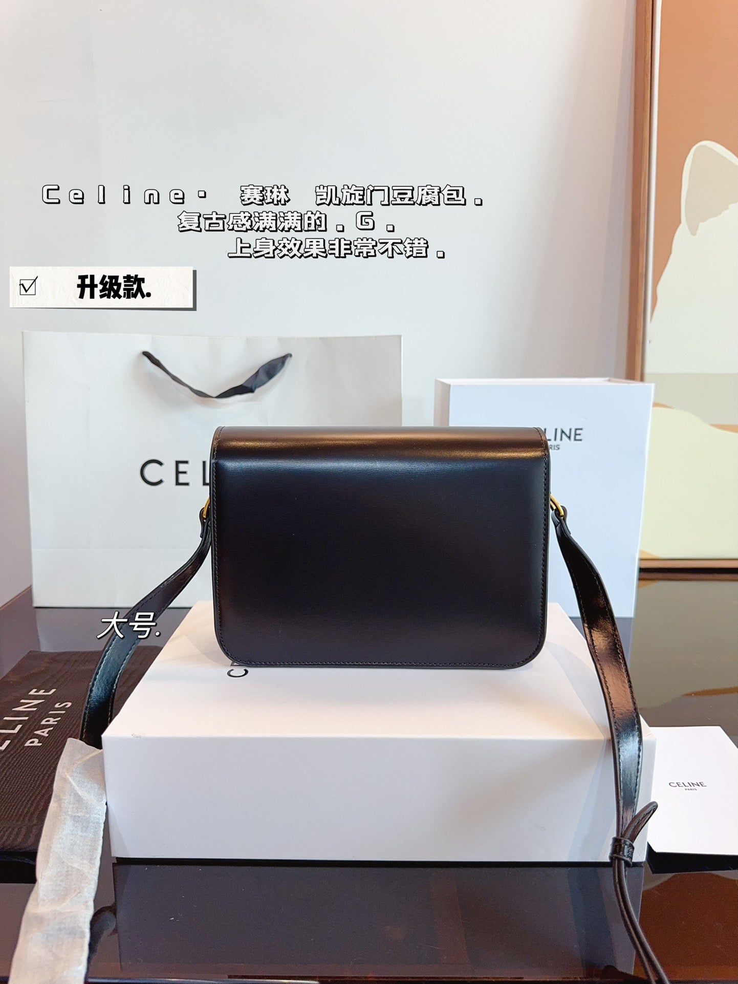 Ce box new arrival bag medium size: 23*14*16cm