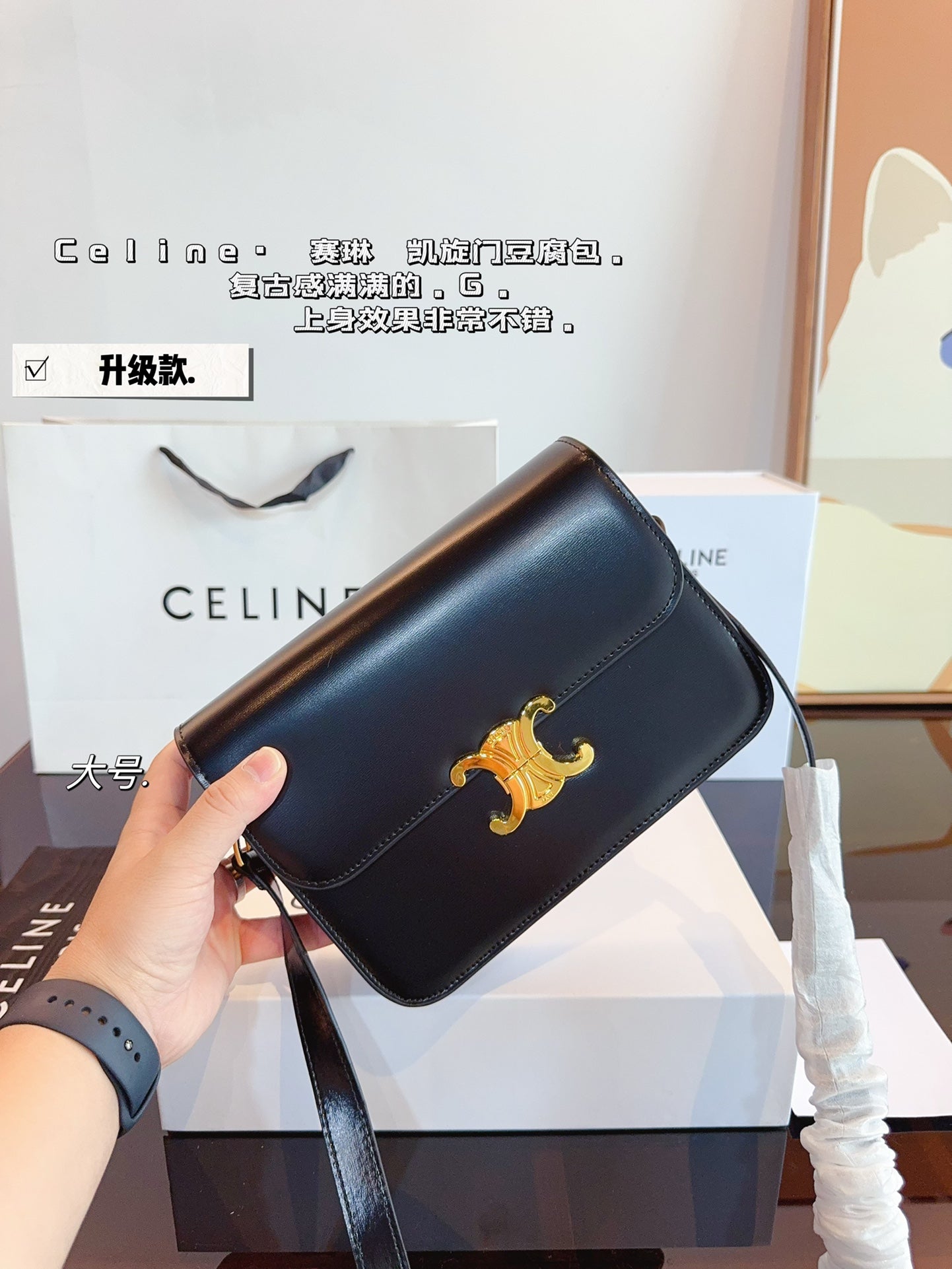 Ce box new arrival bag medium size: 23*14*16cm