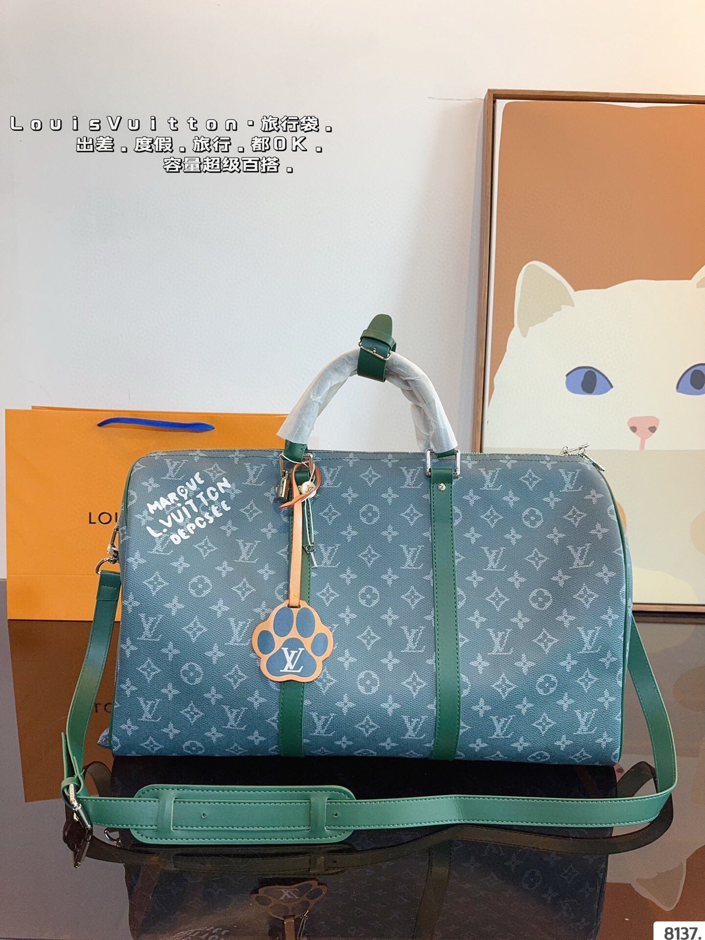 Louis new arrival keepall bag size: 50*23*29 cm