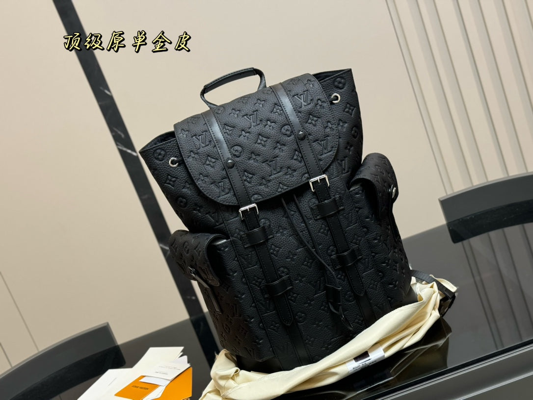 louis new arrival leather backpack bag size:33*43 cm